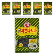 오뚜기 옛날 자른 다시마, 80g, 6개