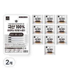 국산 100% 바로먹는 우리쌀 누룽지 10p, 280g, 2개