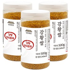 건강곡간 5% 강황쌀, 3개, 500g