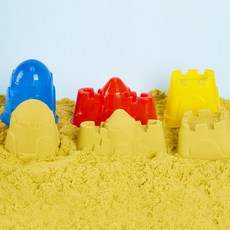 Kes.B Nature Castle 造型模具3件組 2568, 紅色, 黃色, 藍色, 1個