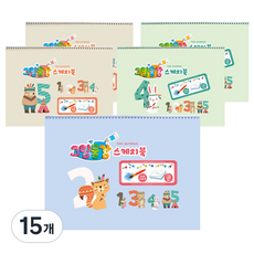 다다 그림물감 스케치북 170g 랜덤 발송 5p, 345 x 248 mm, 15매, 15개