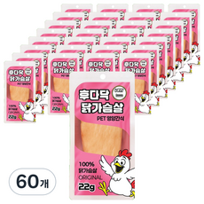 아이핏 고양이 후다닥 닭가슴살 간식, 22g, 60개 22g, 60개