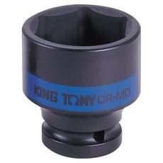 KING TONY 金統立 專業級工具 1/2"DR.公制六角氣動標準套筒 KT453527M, 1個