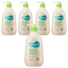 Derma B 磨砂沐浴露, 5個, 420ml
