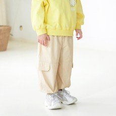 MARI N MORI 兒童美式休閒風化纖工裝褲