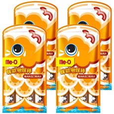 Me-O 咪歐 貓用啾咪棒 雙重美味 健康配方, 雞肉 + 南瓜, 60g, 4袋