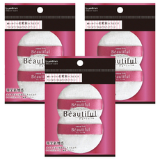 Lumina 露蜜 蓬鬆軟Q粉撲, 法蘭絨 2入, 3包