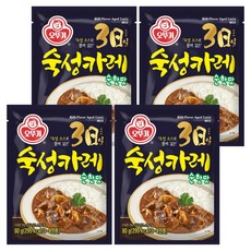 오뚜기 3일 숙성카레 순한맛, 80g, 4개