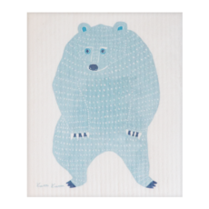 e.spongewipe 環保萬用擦拭布, ka a ka a熊 白色 + 淺藍色, 1條