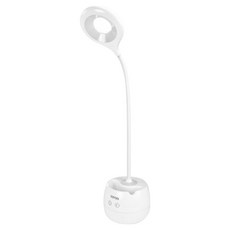 Kinyo 高亮度USB充電式四合一 檯燈 PLED-417, 白色