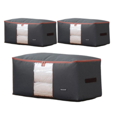 Youful 優芬 高密度600D棉被衣物收納袋 ,特大(70 x 35 x 42cm),咖啡色,3個