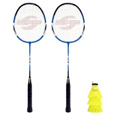 Severo 羽毛球拍2支 附尼龍羽球3入, SPEED 300, 1組