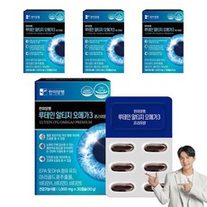 Hanmi Nutrition rTG Omega 3魚油葉黃素膠囊, 30顆, 4盒