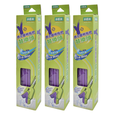 Home Star 多麼潔 Y型擠水膠棉拖把替換頭, 台灣製造, 3盒, 29cm
