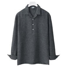 엠엔씨 남녀공용 보카시 카라 반 오픈 셔츠 MDLS254MS