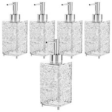 MONACO OLIVE 香德里 方形洗滌劑按壓瓶 400ml, 5個, 透明