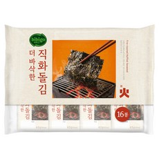 비비고 더 바삭한 직화 돌김, 4.5g, 16개