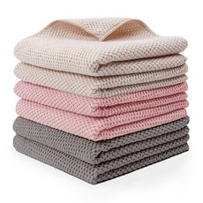 부워크 주방 극세사 행주 3종 x 2p 세트, 1세트