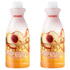 JUPITER 桃子冰茶濃縮汁, 1.8kg, 2個