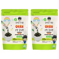 韓味不二 兒童海苔酥 蔬菜味, 10公克*15包, 150g, 2袋