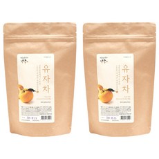 우리꽃연구소 유자차 삼각티백, 1.5g, 40개입, 2개