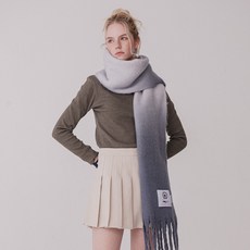 MICHIKOLONDON 秋季圍巾冬季羊毛針織圍巾