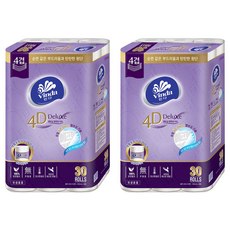 Vinda 4層壓紋捲筒衛生紙, 23m, 30捲, 2袋