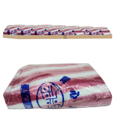 金牌 紅白條背心袋 5斤袋, 10包