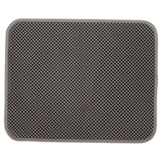 雙層貓砂墊, 灰色, 1個