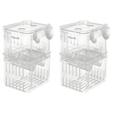 아쿠아비 아쿠아 물고기 분리형 부화통, 2개