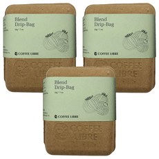 COFFEE LIBRE 精選濾掛式咖啡, 10g, 7包, 3盒