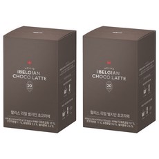 할리스 리얼 벨지안 초코라떼 분말스틱, 30g, 20개입, 2개