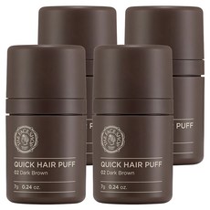 THE FACE SHOP 菲詩小舖 遮色氣墊髮粉 7g, 02 深棕色, 4罐