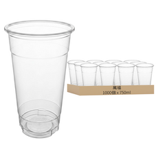 ONeFU 萬福 透明杯 Y750 口徑95mm, 750ml, 1箱, 1000個裝