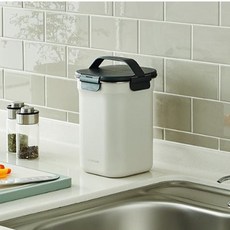 락앤락 스텐 음식물 쓰레기통 2.5L, 화이트(LDB503WHT), 1개