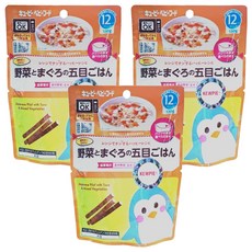kewpie 12個月寶寶副食品-野菜鮪魚什錦炊飯 營養美味 方便快捷, 野菜鮪魚什錦, 130g, 3包