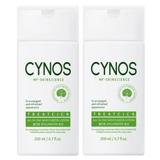 CYNOS 適合中乾性皮膚的男士多合一乳液, 200毫升, 2個