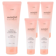 에뛰드 수분가득 콜라겐 인텐스 클렌징 폼, 150g, 5개