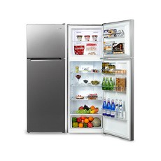 캐리어 클라윈드 일반냉장고 실버 메탈 방문설치, CRF-TN348MDC