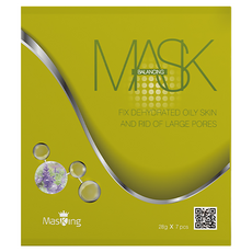 MasKing 膜靚 淨顏美膚面膜 Set 7片 調理油水平衡 收斂毛孔 深層清潔, 28g, 1盒