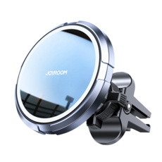 JOYROOM 機樂堂 環磁車載支架 出風口款 磁吸盤64 x 64 x 30mm + 夾子41 x 27 x 68mm 4.7~7吋適用 84.7g, JR-ZS313, 太空灰