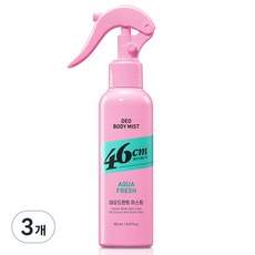 온더바디 46cm 체취솔루션 데오드란트 바디 미스트 아쿠아 프레쉬향, 150ml, 3개