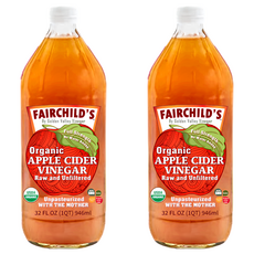 FAIRCHILD'S 費爾先生 有機蘋果醋, 946ml, 2瓶