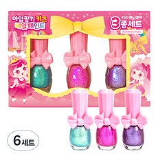 I'M PINKY Pinky Paint 幼兒指甲油3件組, A款, 6個