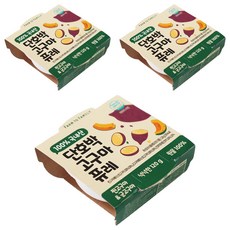 팜투패밀리 단호박 고구마 퓨레 이유식, 단호박고구마, 3개, 120g