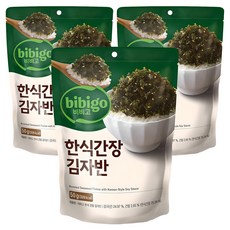 비비고 한식간장 김자반, 50g, 3개
