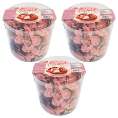 tayas 巧克力 草莓風味, 1kg, 3桶