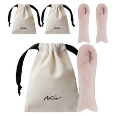 로즈쿼츠 마사지 나진괄사 NJ001 물고기형 + 보관 파우치, 3개