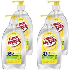 해피홈 이지워시 레몬소다 주방세제, 4개, 720ml