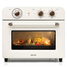 BRUnO 大容量烤箱氣炸鍋 17L, BAF-2406, 米色